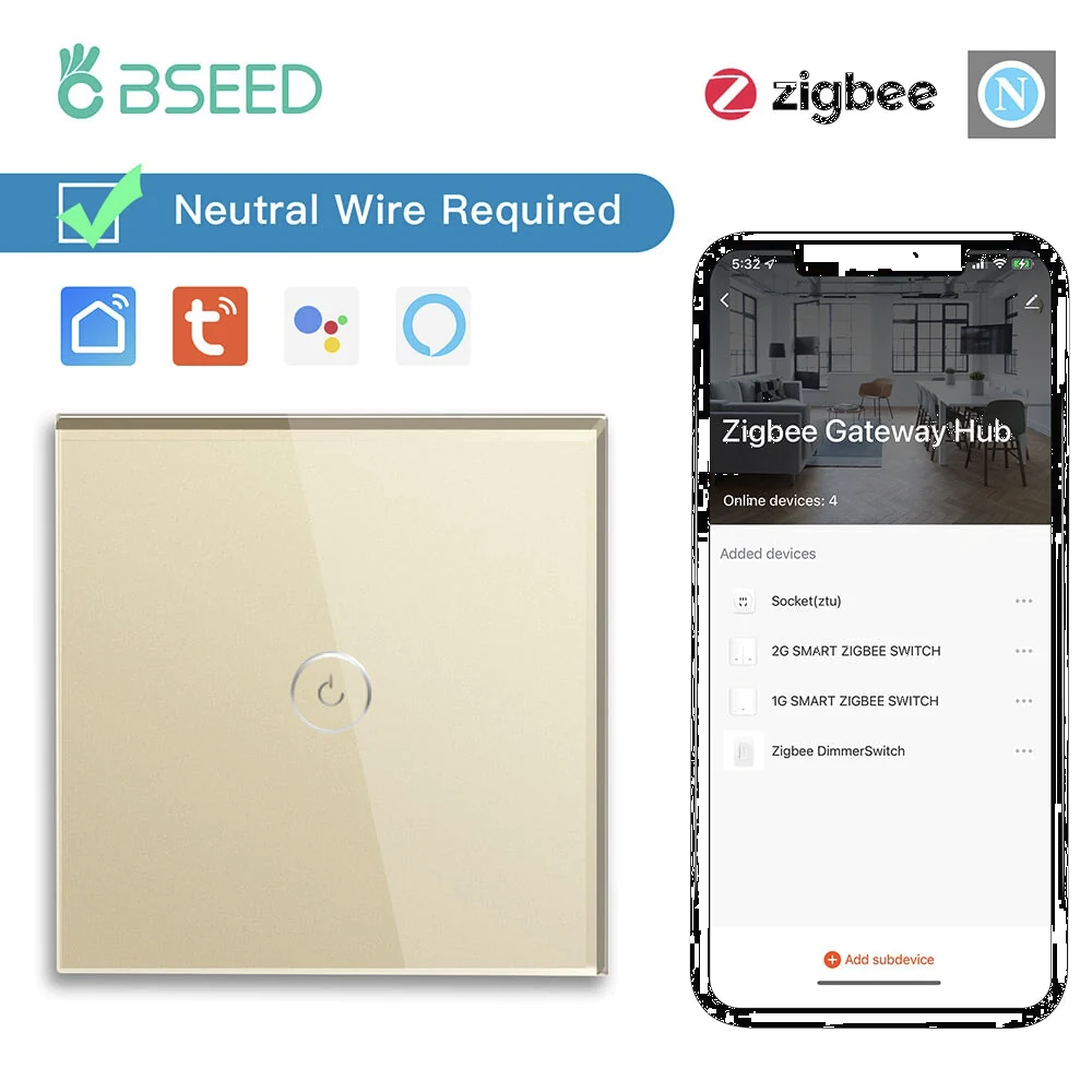 BSEED Zigbee kapcsoló